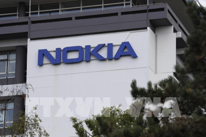 Biểu tượng của Nokia. (Ảnh: TTXVN)